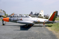 French Navy 59S Fouga CM.175 Zephyr 10 displayed at Rochefort (1987)