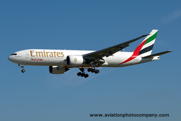 Emirates Sky Cargo Boeing 777-200F A6-EFF at Frankfurt (2013)