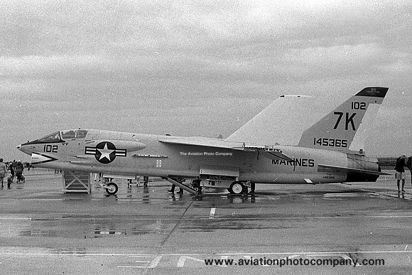 US Marines Olathe Chance F-8A Crusader 145365/7K-102 (1967)