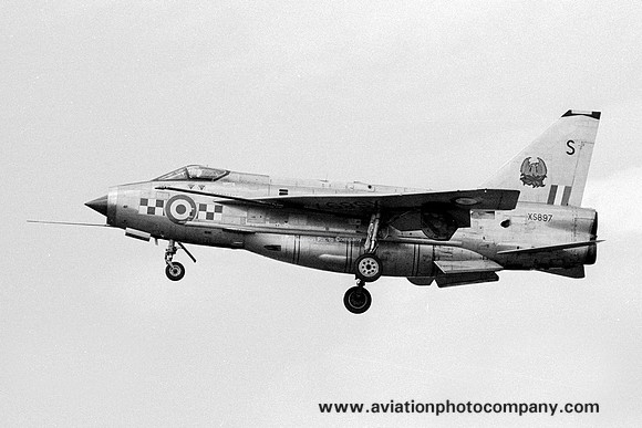RAF 56 Squadron English Electric Lightning F.6 XS897/S (1976)