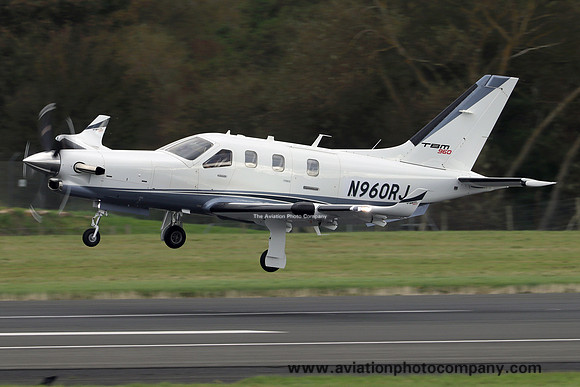 SOCATA TBM-960 N960RJ at Prestwick (2024)