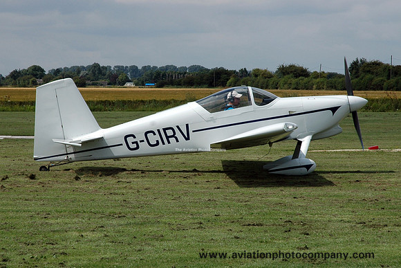 Vans RV-7 G-CIRV at Fenland (2021)
