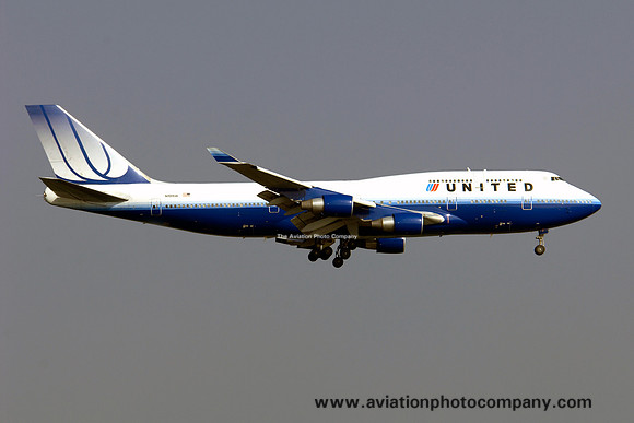 United Airlines Boeing 747-422 N199UA (2008)