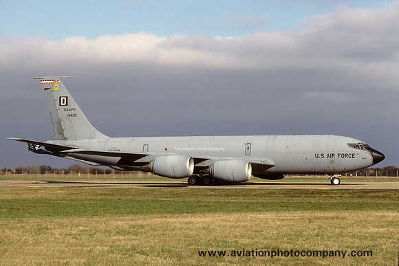 USAF 100 ARW 351 ARS Boeing KC-135R Stratotanker 64-14835 at RAF Mildenhall (2002)