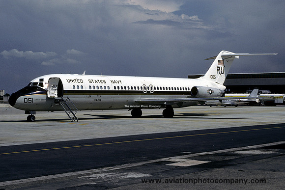 US Navy VR-55 Douglas C-9B 160051/RU (1980)