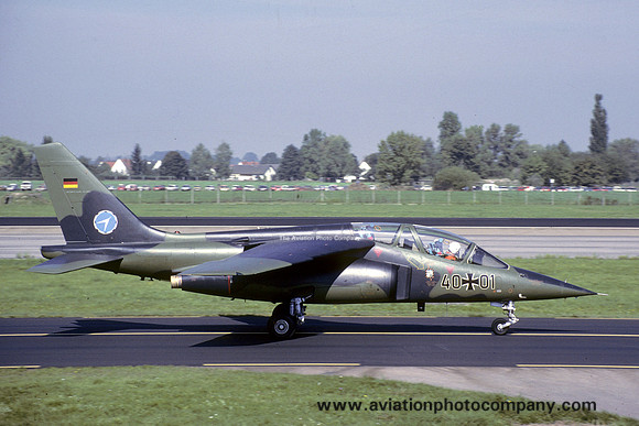 German Air Force EST61 Dornier/Dassault Alpha Jet 40+01 (1986)