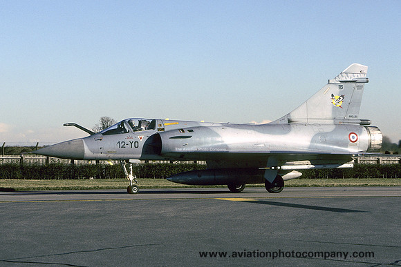 French Air Force EC1/12 Dassault Mirage 2000C 113/12-YO at RAF Waddington (2004)