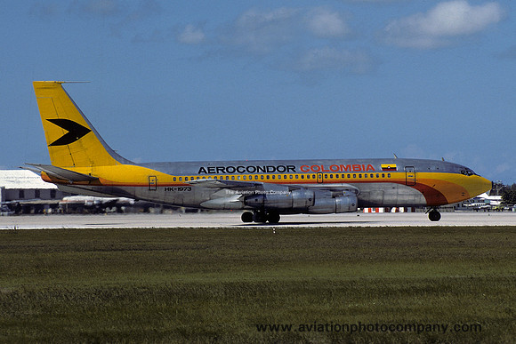 Aerocondor Colombia Boeing 720-023B HK-1973 (1978)