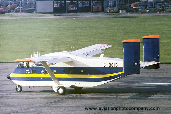 Short SC.7 Skyvan 3A G-BCIB prior to delivery to the Japanese Coast Guard (1975)
