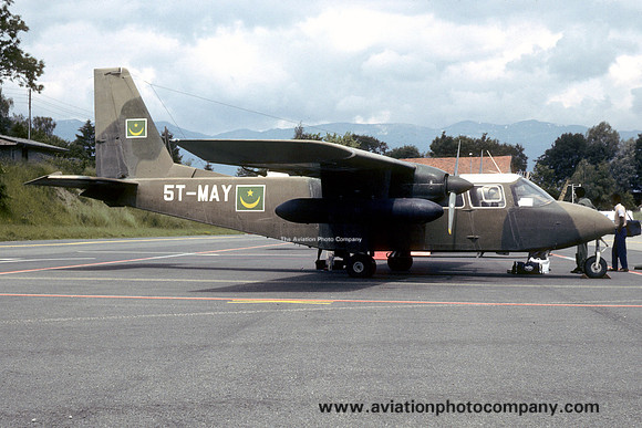 Mauritanian Air Force Britten-Norman BN-2A-21 Islander5T-MAY (1985)