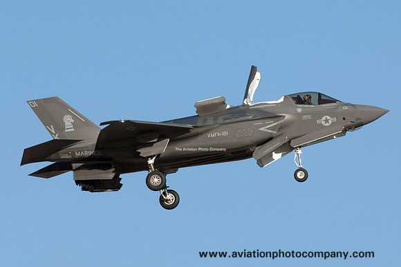 US Marines VMFA-121 Lockheed F-35B 169165/VK-01 at MCAS Yuma (2016)