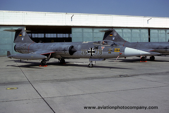 German Navy MFG2/LVR1 Lockheed F-104G Starfighter 26+78 (1986)