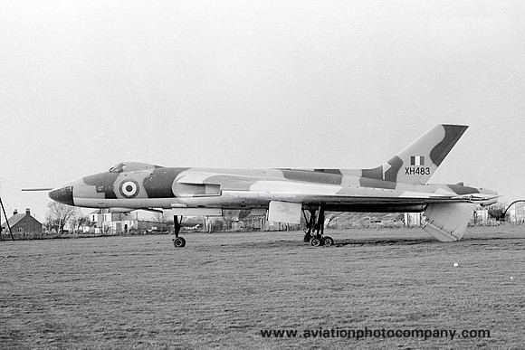 RAF Avro Vulcan B.1A XH483 at the Manston Fire School