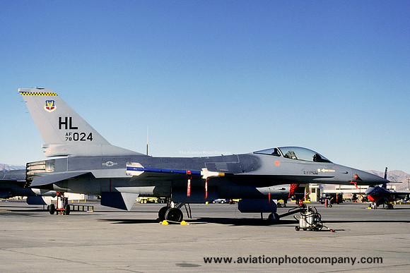 USAF 57 TTW Det 1 GD F-16A Fighting Falcon 78-0024/HL at Nellis AFB (1979)