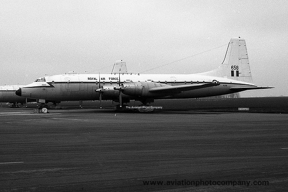 RAF Bristol Britannia C.1 XL658 stored at Kemble (1976)