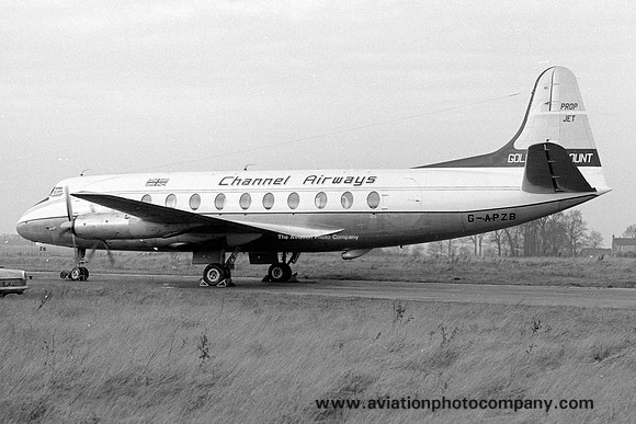 Channel Airways Vickers Viscount G-APZB (1965)