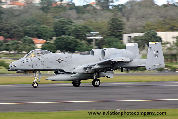 USAF 355 FW 354 FS Fairchild A-10C Thunderbolt 78-0706/DM at Lajes (2012)