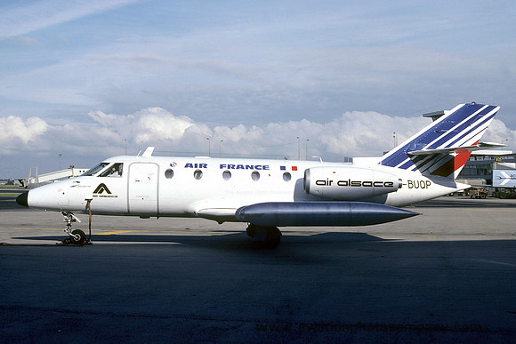 Air France/Air Alsace Aerospatiale Corvette F-BUQP