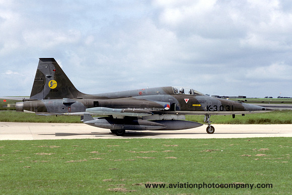 Dutch Air Force 316 Squadron Canadair CF-5A Freedom Fighter K-3031 (1987)