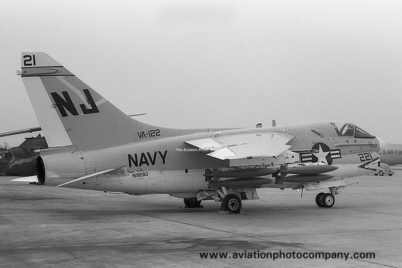 US Navy VA-122 LTV A-7E Corsair 159290/NJ-221 (1974)