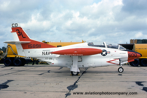 US Navy VT-26 North American T-2C Buckeye 158911/3L-600 (1974)