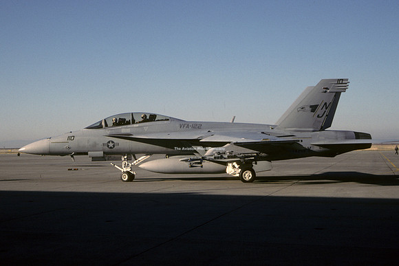 US Navy VFA-122 McDonnell Douglas F/A-18E Super Hornet 165672/NJ-110 (2000)