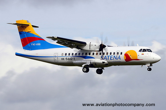SATENA ATR-42-600 HK-5442-X/FAC-1199 at Prestwick (2024)