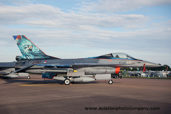 Dutch Air Force 312 Squadron GD F-16AM J-197 at RIAT Fairford (2024)