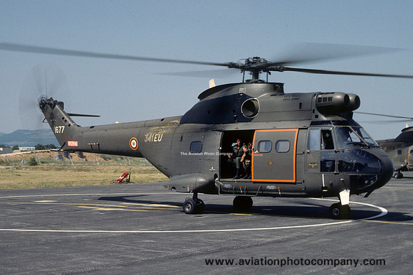 French Air Force CIEH341 Aerospatiale SA.330B Puma 1677/341-EU (1984)