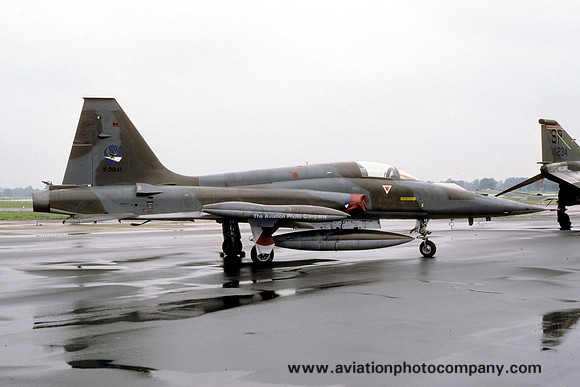 Dutch Air Force 313 Squadron Canadair NF-5A Freedom Fighter K-3041 at IAT Fairford (1987)