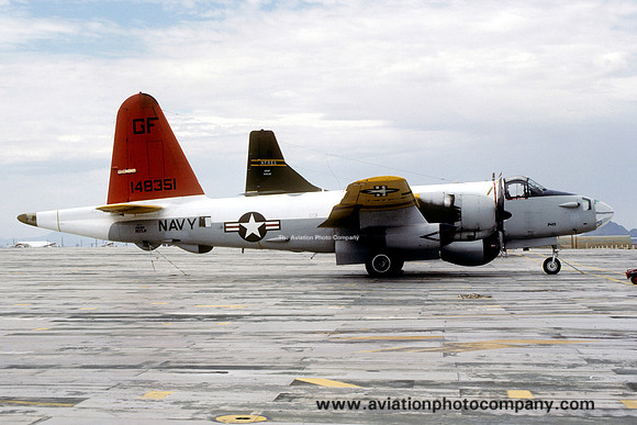 US Navy VC-8 Lockheed DP-2H Neptune 148351/GF at MASDC Davis Monthan (1980)