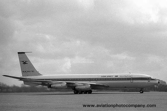 Sudan Airways (leased from British Midland) Boeing 707-321 G-AYVE (1973)