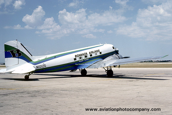 Bonanza Airlines Douglas C-47 Dakota N101ZG (1978)