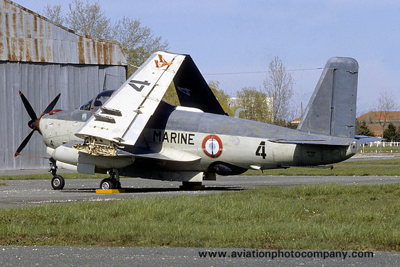 French Navy 59S Breguet Alize 4 displayed at Rochefort (1987)