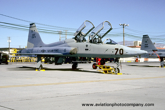 USAF 57 FWW Northrop T-38A Talon 61-0870 at Nellis AFB (1980)