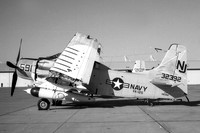 US Navy VA-125 Douglas A-1H Skyraider 132392/NJ-591