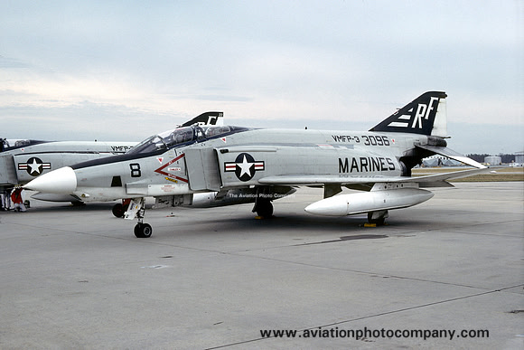 US Marines VMFP-3 McDonnell RF-4B Phantom 153096/RF-8 (1977)