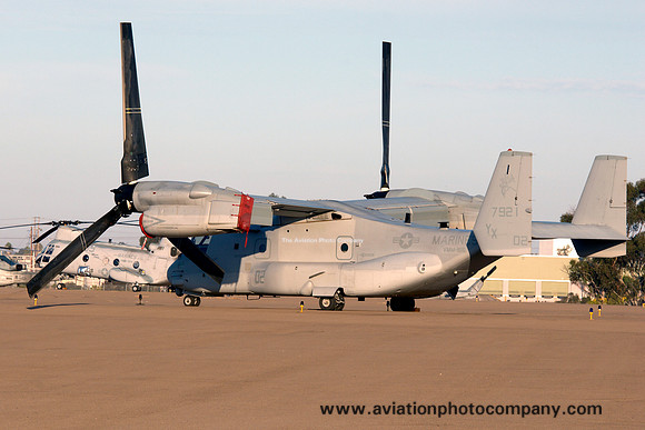 US Marines VMM-166 Bell-Boeing MV-22B Osprey 167921/YX-02 at MCAS Miramar (2011)