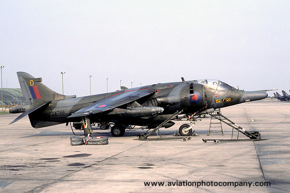 RAF 4 Squadron Hawker Siddeley Harrier GR.3 XW768/O (1984)