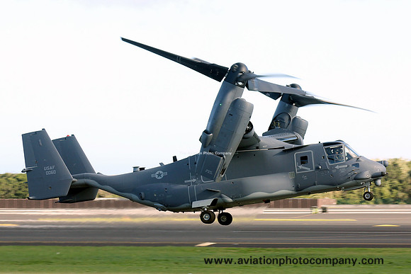 USAF 352 SOG 7 SOS Bell-Boeing CV-22B 11-0060 at Lajes (2013)