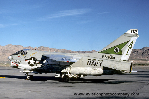 US Navy VA-105 LTV A-7E Corsair 158673/AC-402 (1980)