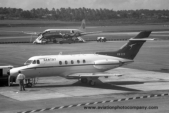 Qantas Hawker Siddeley HS.125-3B VH-ECE (1966)