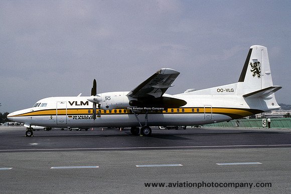VLM Airlines Fokker 50 OO-VLG (1998)