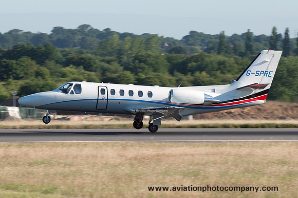 Xclusive Jet Charter Cessna 550 Citation Bravo G-SPRE at Luton (2015)