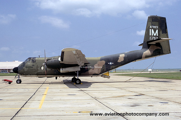 US Air Force Reserve 357th Tactical Airlift Squadron DHC-4 C-7B Caribou 63-9757/IM (1973)