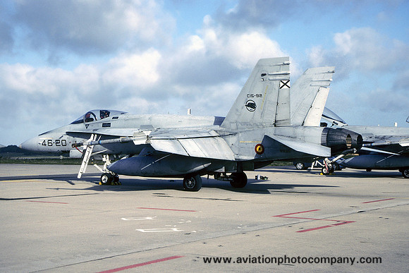 Spanish Air Force Ala 46 McDonnell Douglas F/A-18A Hornet C.15-92/46-20 at Florennes (2004)