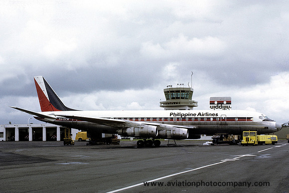 Philippine Airlines Douglas DC-8-55 PH-DCW (1973)