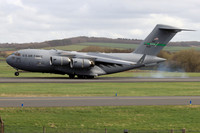 USAF 62/446 AW McDonnell Douglas C-17A Globemaster 09-9211 at Prestwick (2024)