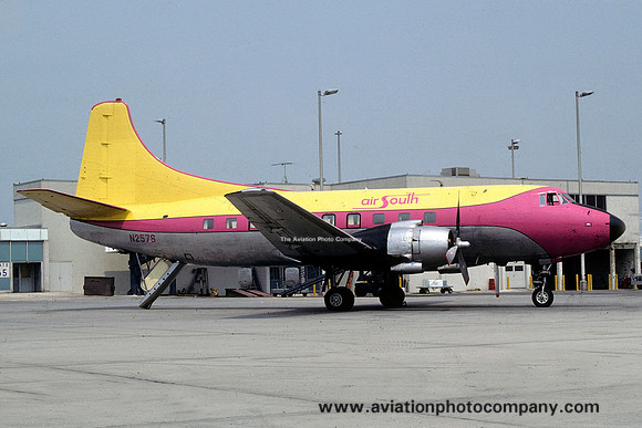 Air South Martin 404 N257S at Atlanta IAP (1977)