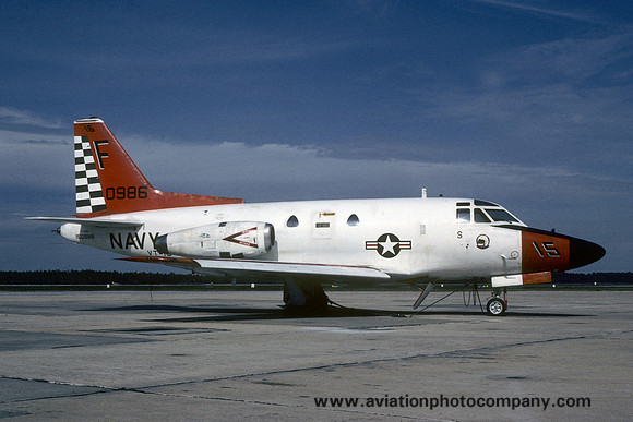 US Navy VT-10 North American T-39D Sabreliner 150986/F15 (1982)